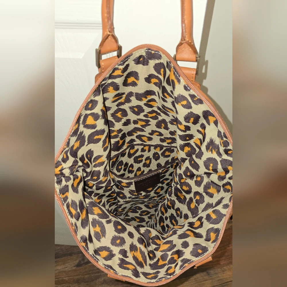 EUC! Maurizio Taiuti Brown Leather Bag - Picture 6 of 13